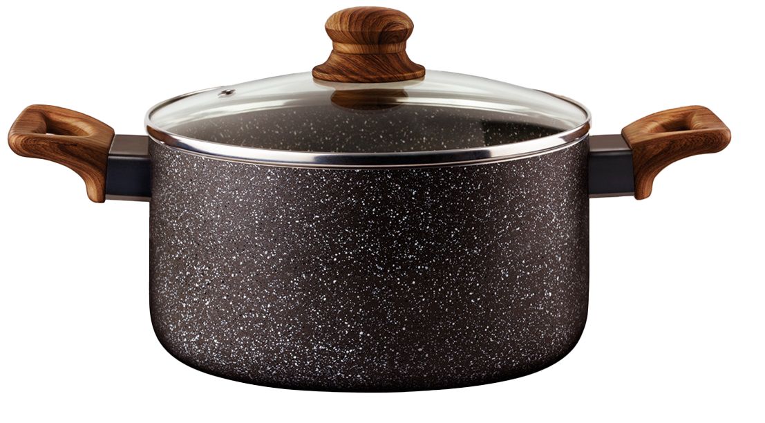 Изображение на BRIO Тенджера Mocca Marble
4,8 л, Ø24 см