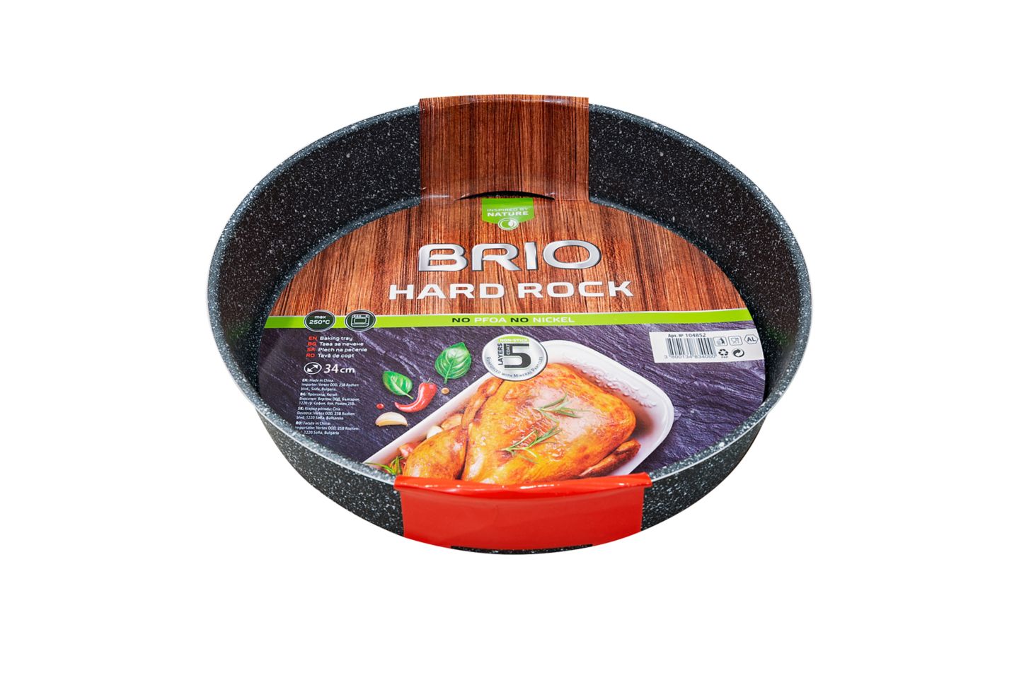 Изображение на BRIO Тава Hard Rock
Ø34 см