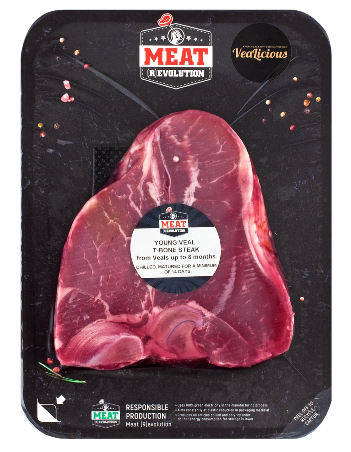 Meat revolution Teleći T-bone Steak, 350g
MPC 2.5.2025=10,59€