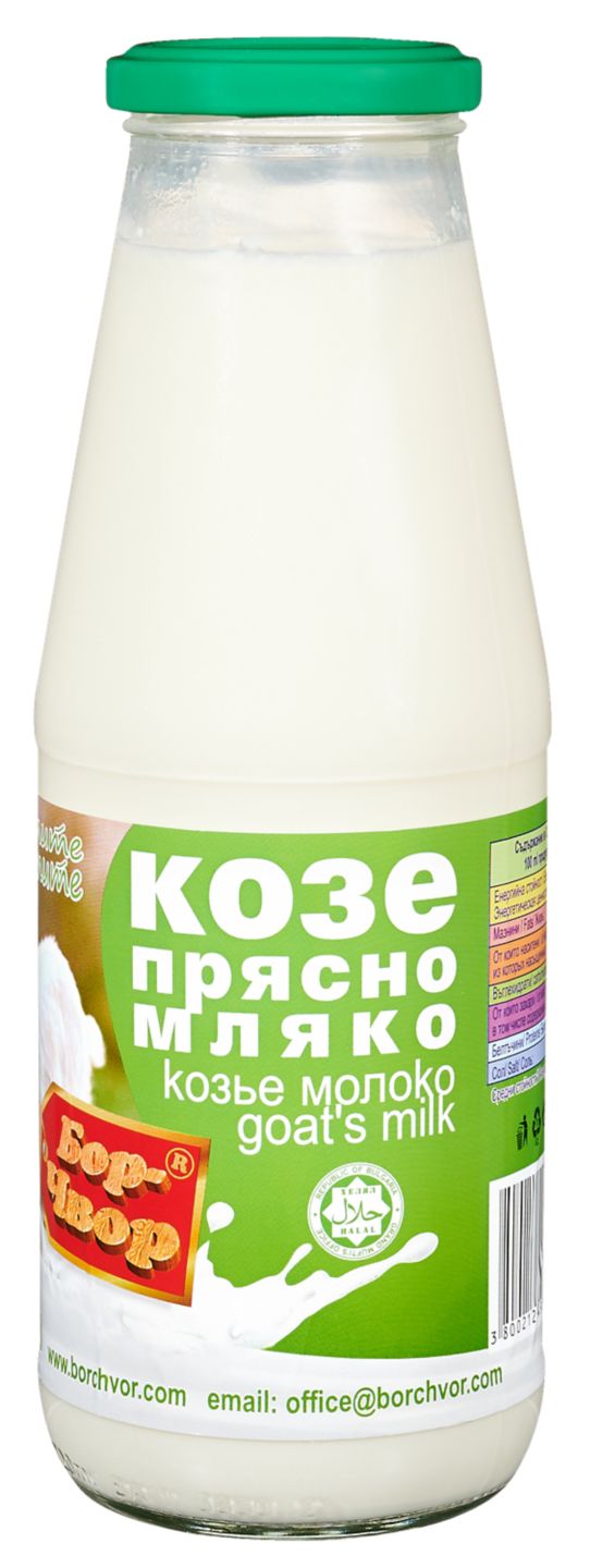 Изображение на Бор Чвор Прясно козе мляко
3,2% масленост