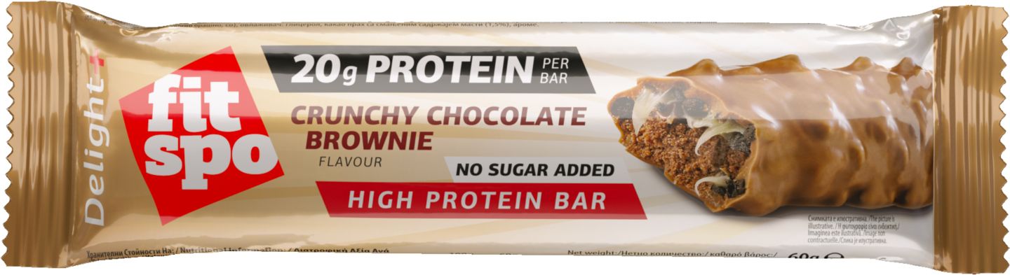 Изображение на FIT SPO Протеинов бар Crunchy Browni
или Бисквита с крем