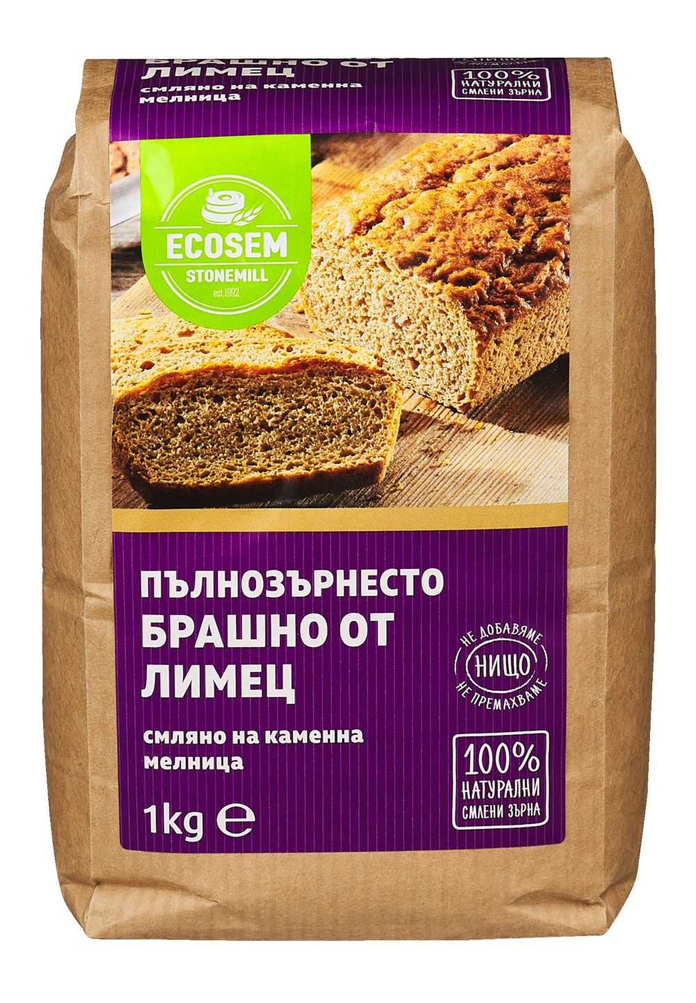 Изображение на ЕS Брашно от лимец
пълнозърнесто