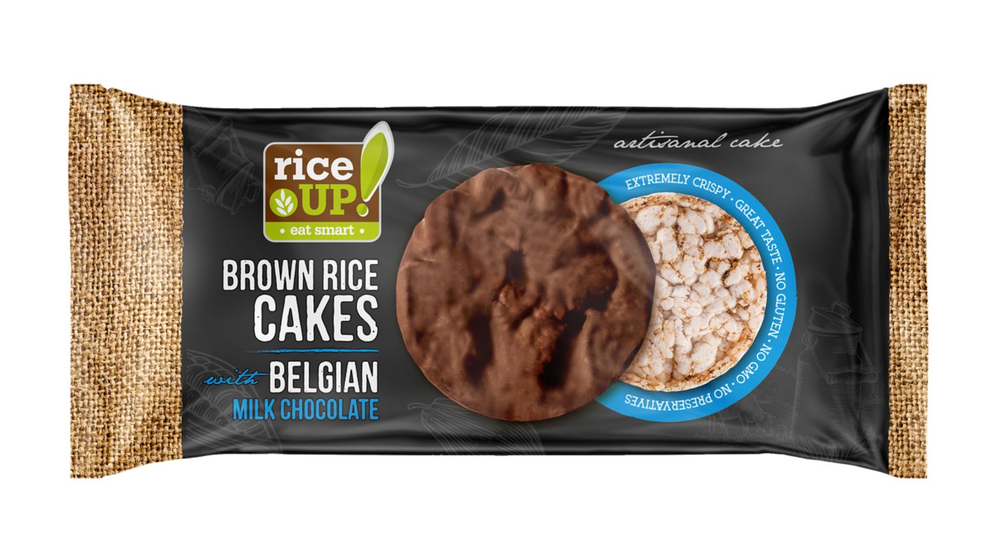 Изображение на Rice Up Oризови бисквити
с млечен шоколад