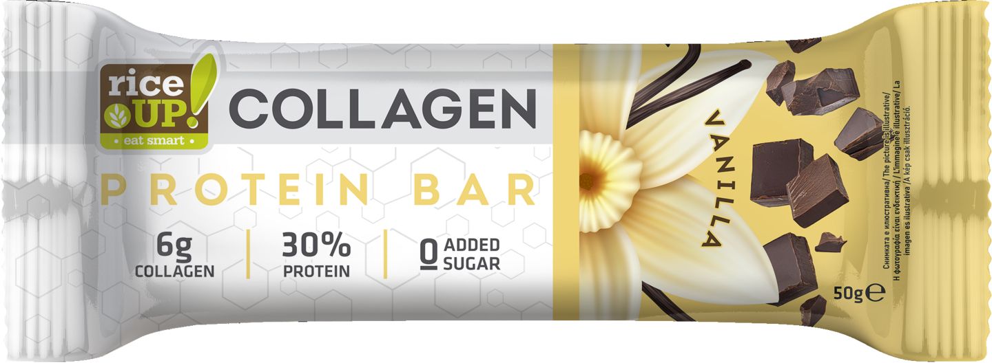 Изображение на Rice UP Протеиново барче Collagen
различни вкусове