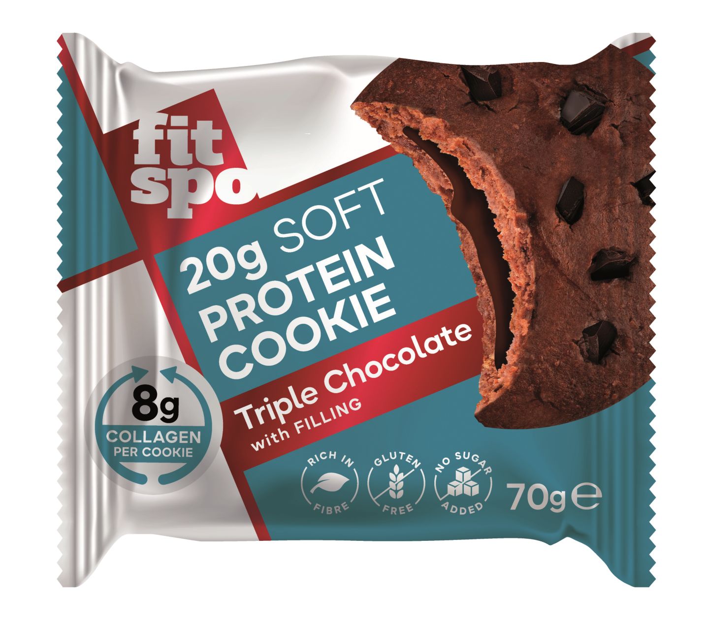 Изображение на Fit Spo Протеинова бисквита
Triple Chocolate