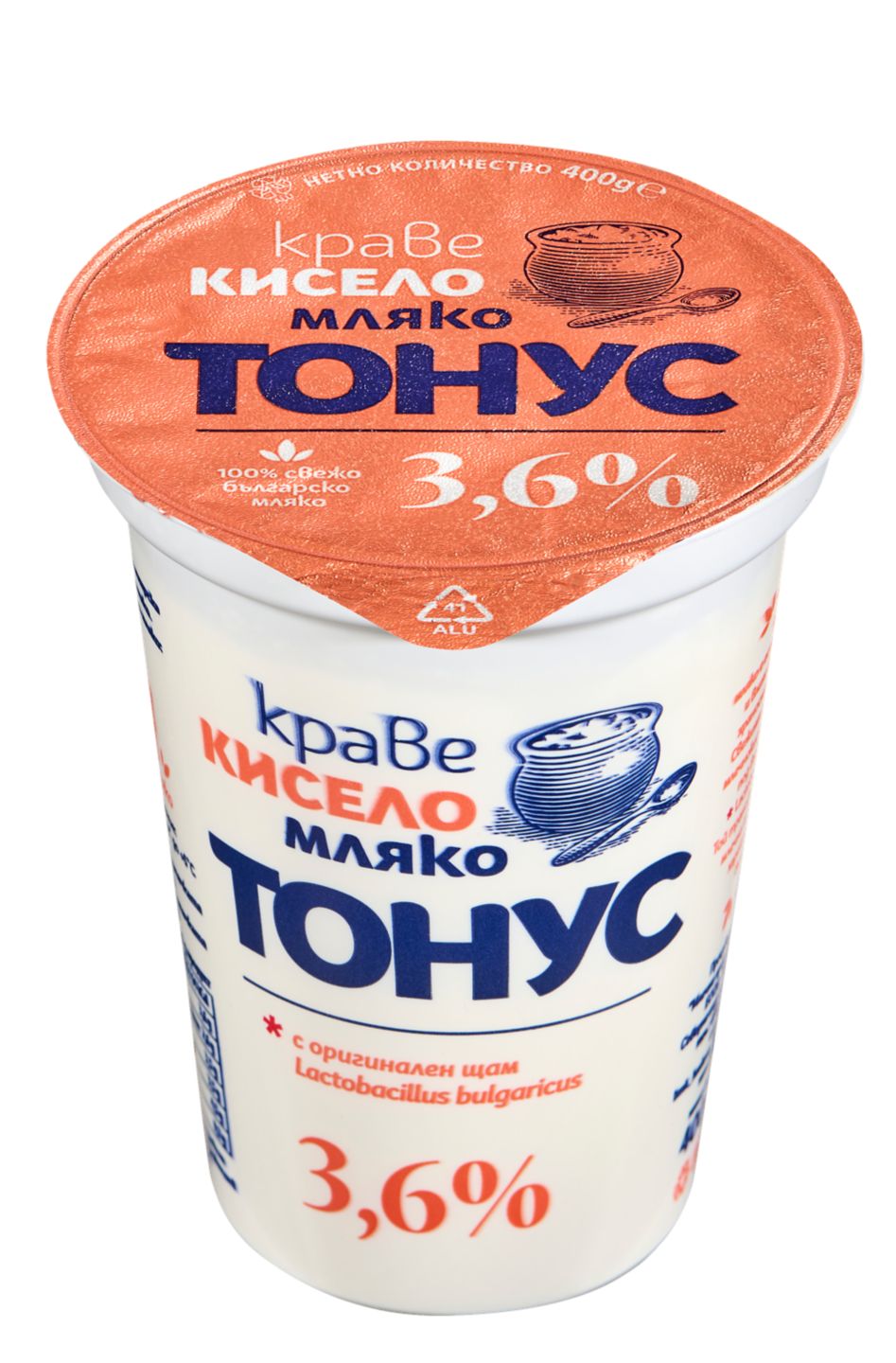 Изображение на Тонус Кисело мляко
3,6% масленост