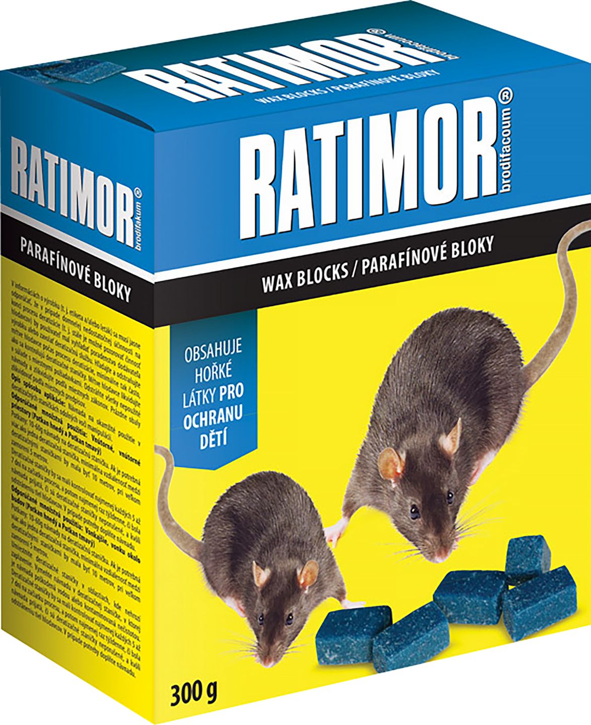 Rodenticid² Ratimor
parafin, 300 g
