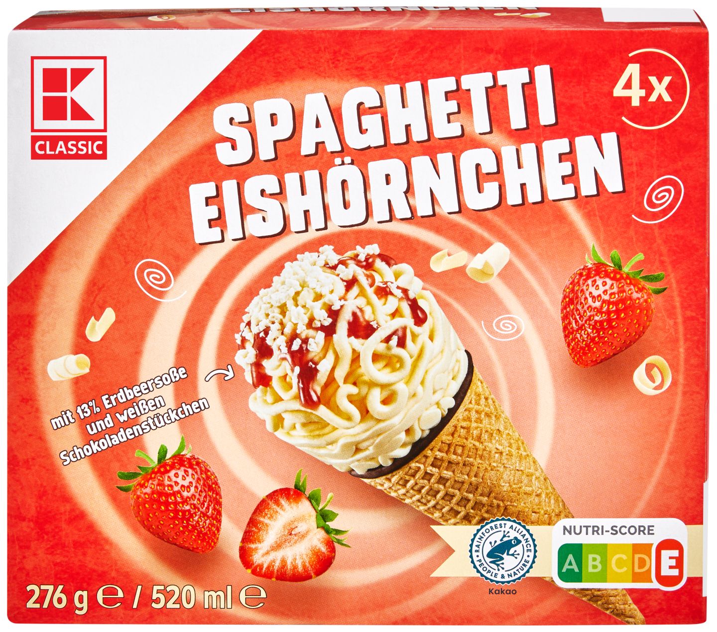K-CLASSIC Spaghetti-Eishörnchen
