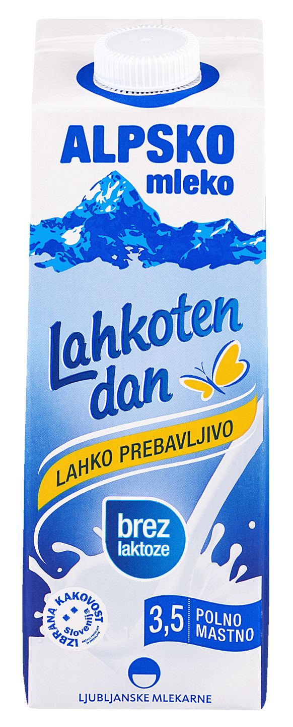 Alpsko mlijeko mlijeko bez laktoze