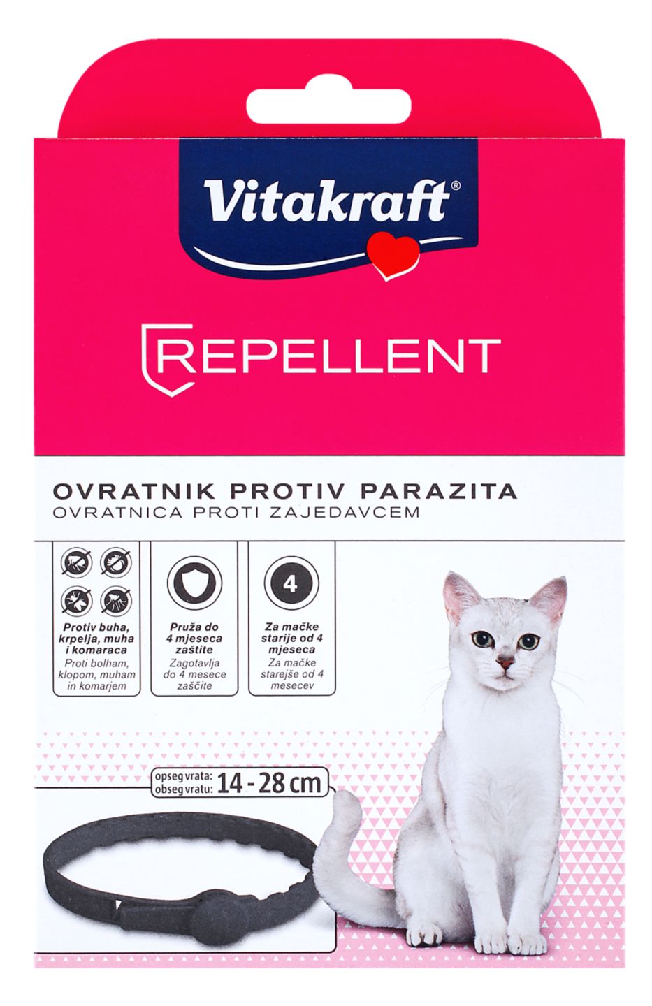 Vitakraft Ovratnik protiv parazita
MPC 2.5.2025=3,79€