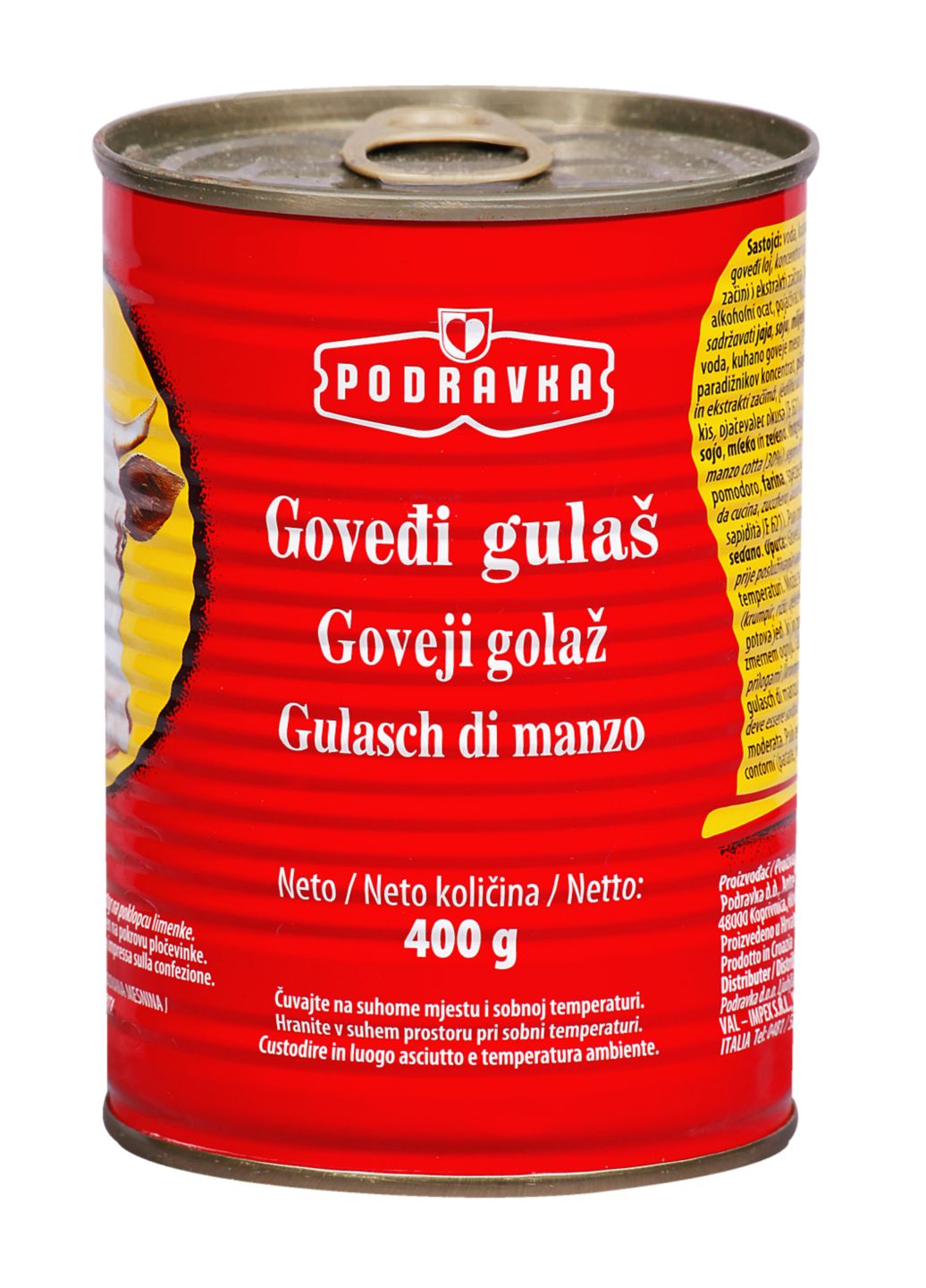 Podravka Goveđi gulaš
MPC 2.5.2025=4,49€