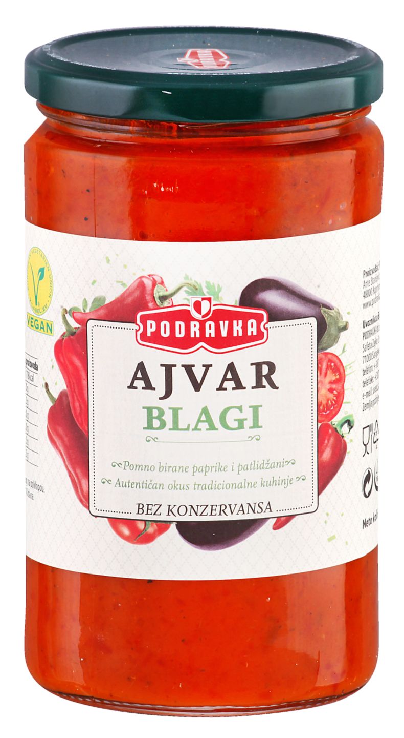 Podravka Ajvar
MPC 2.5.2025=3,49€
