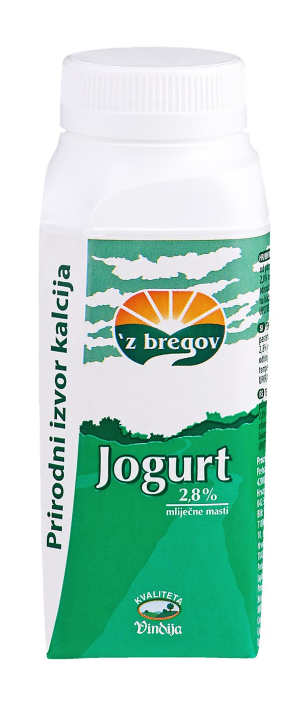 Zbregov tekući jogurt 2,8% m.m.200 g