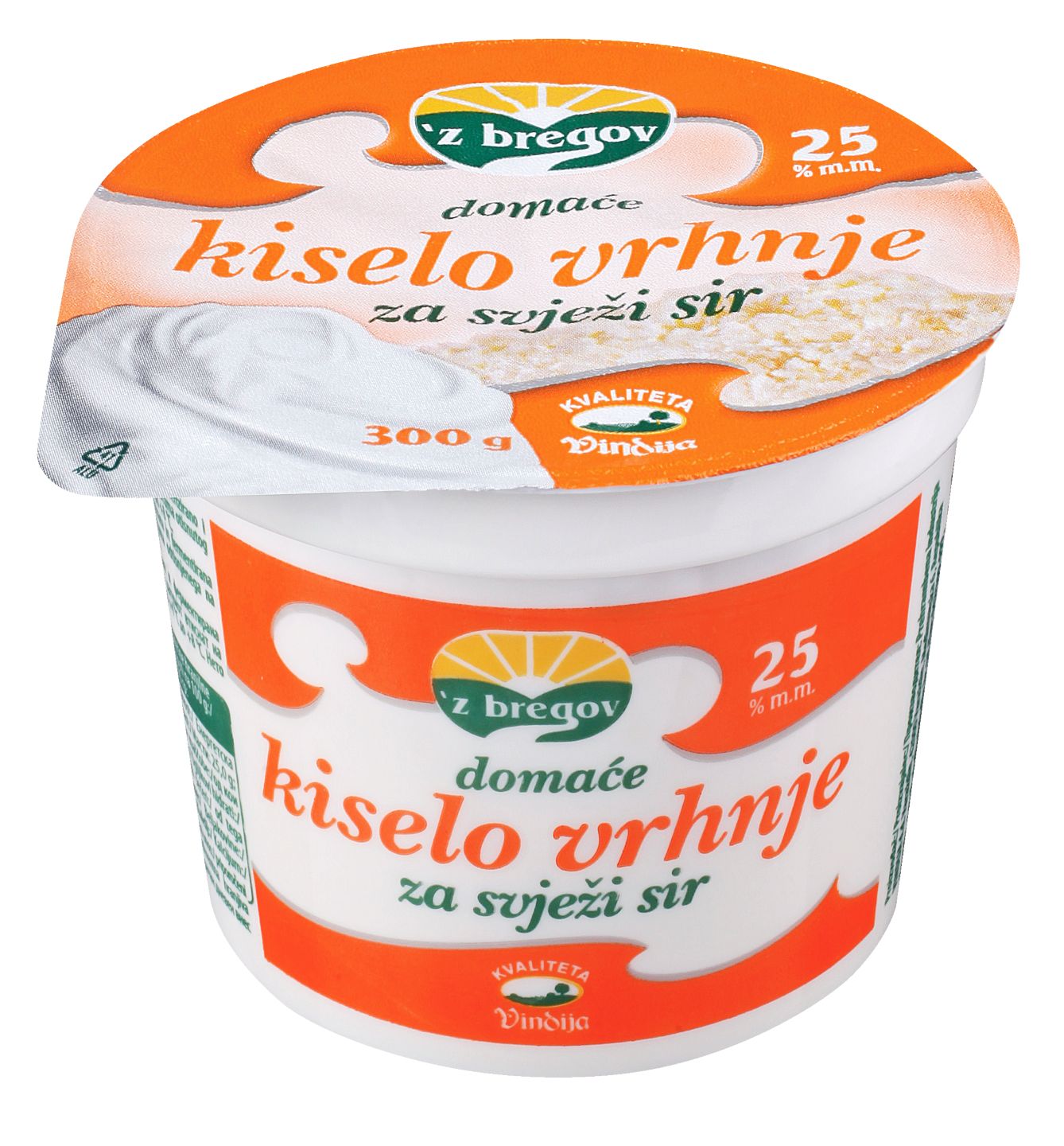 `Z bregov Domaće kiselo vrhnje
MPC 2.5.2025=1,89€