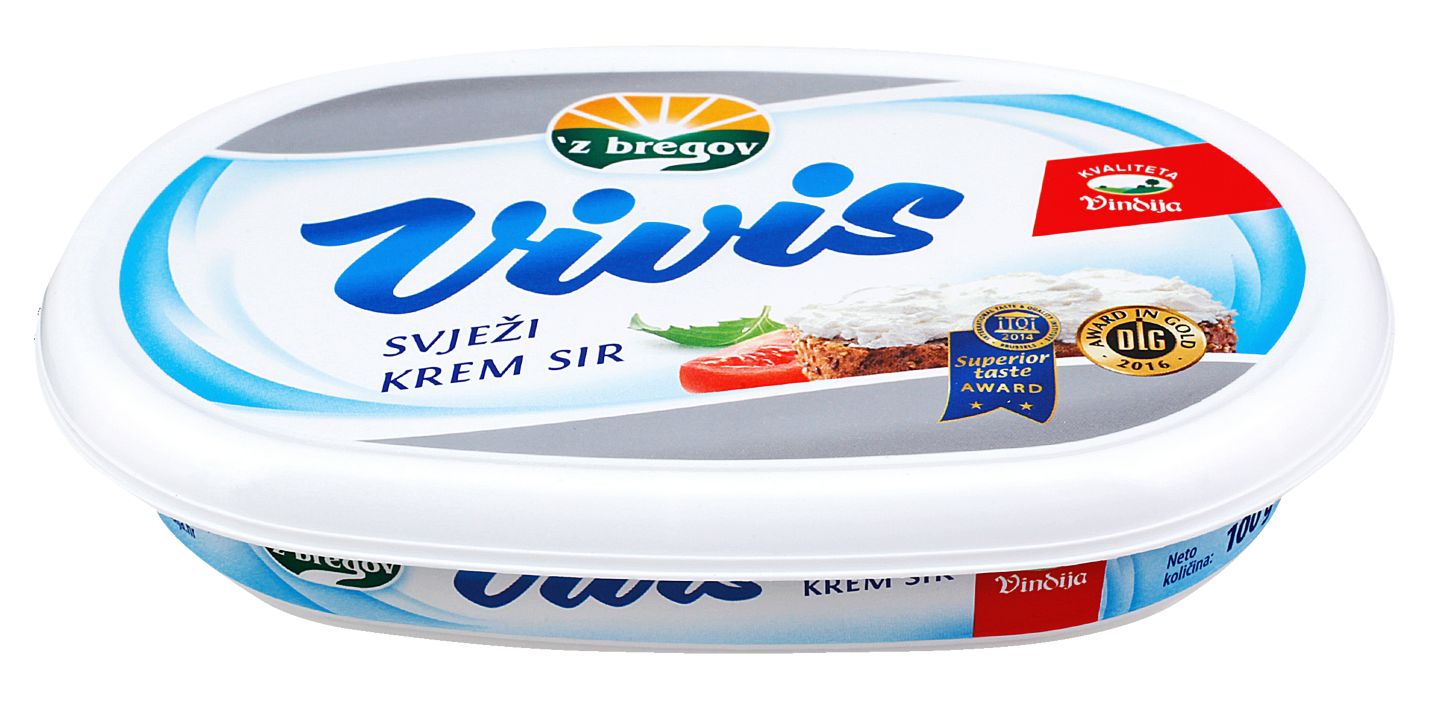 ´z bregov Vivis Svježi krem sir, razne vrste
MPC 2.5.2025=1,29€