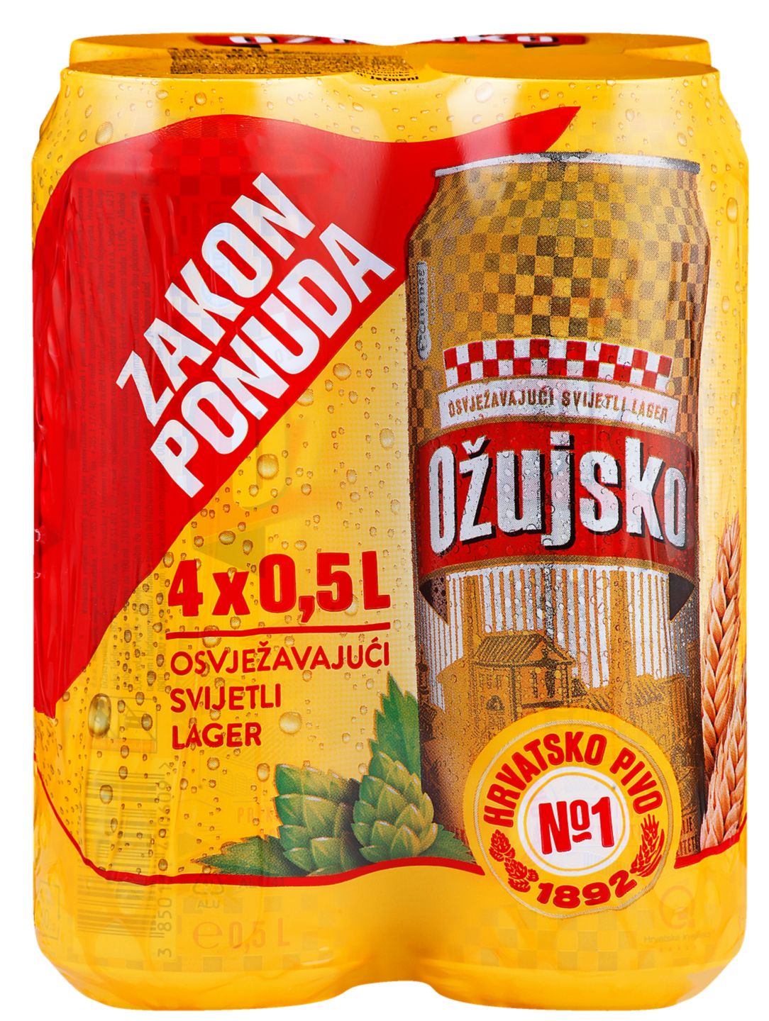 Ožujsko Svijetlo pivo
MPC 2.5.2025=5,31€