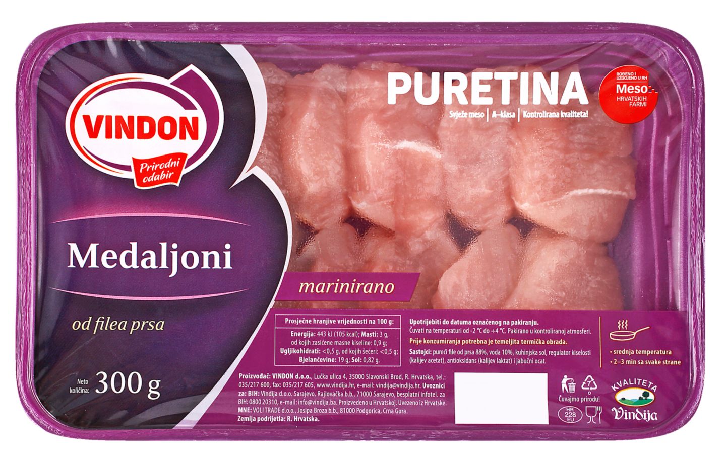Vindon Pureći medaljoni