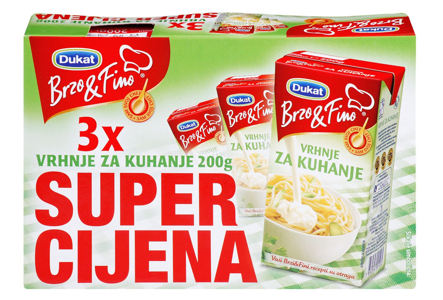 Dukat Brzo&fino vrhnje za kuhanje