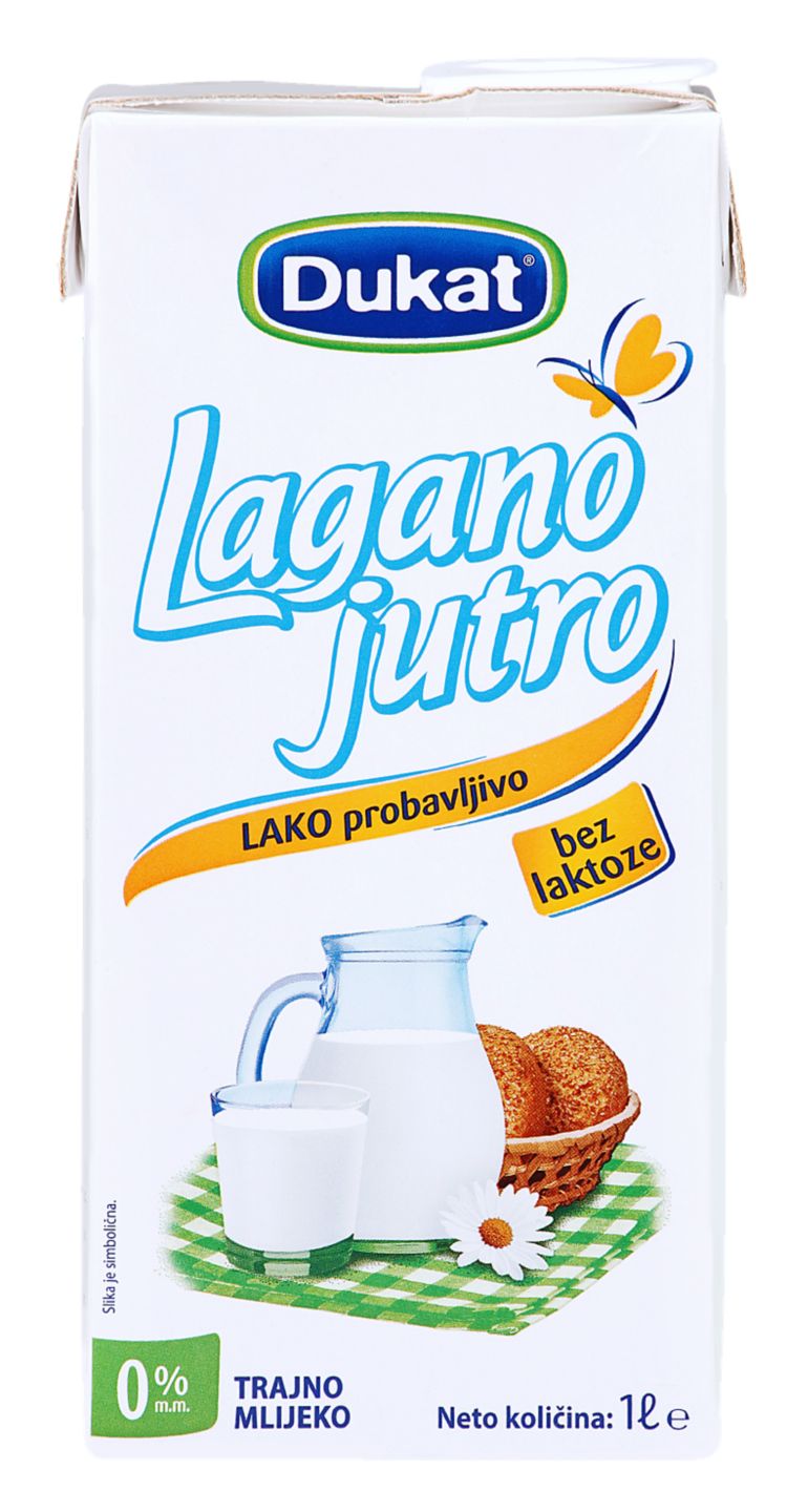 Lagano jutro mlijeko Bez laktoze, 0% m.m.
MPC 2.5.2025=1,99€