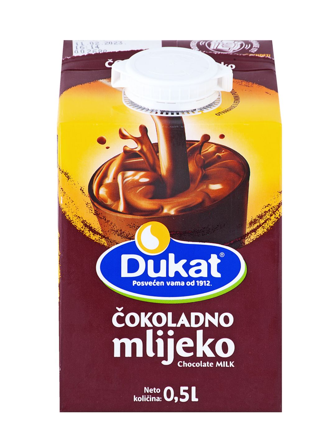 Dukat Čokoladno mlijeko
MPC 2.5.2025=1,59€