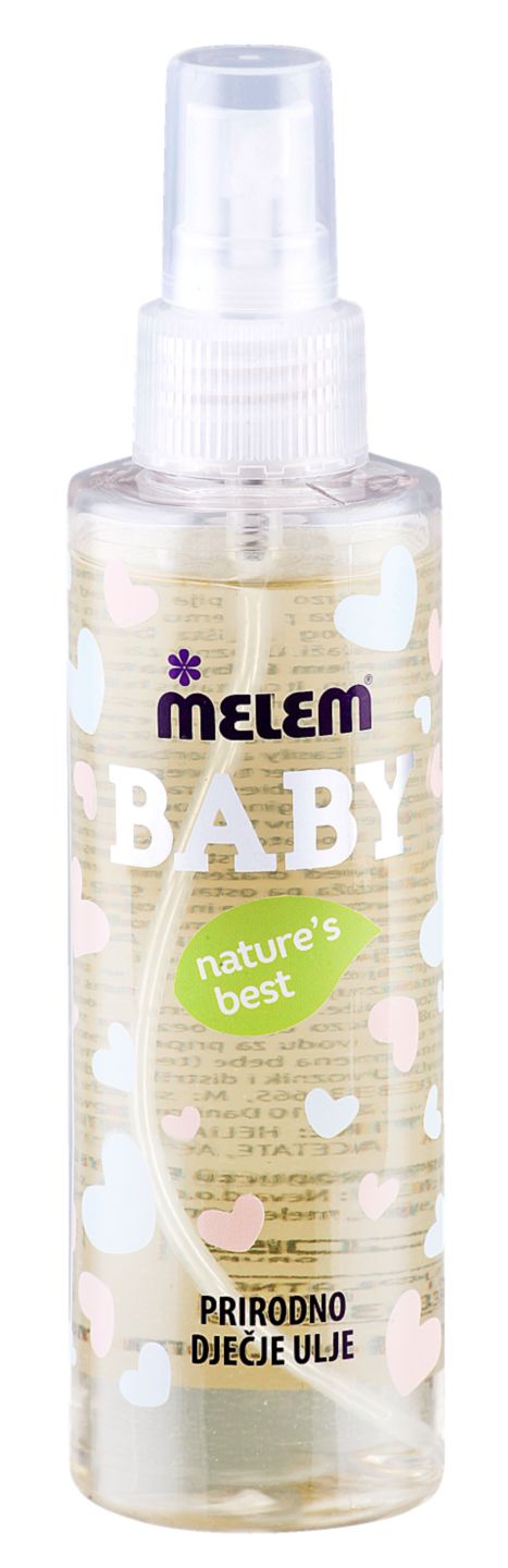 Melem baby dječje ulje  150 ml
MPC 2.5.2025=4,29€