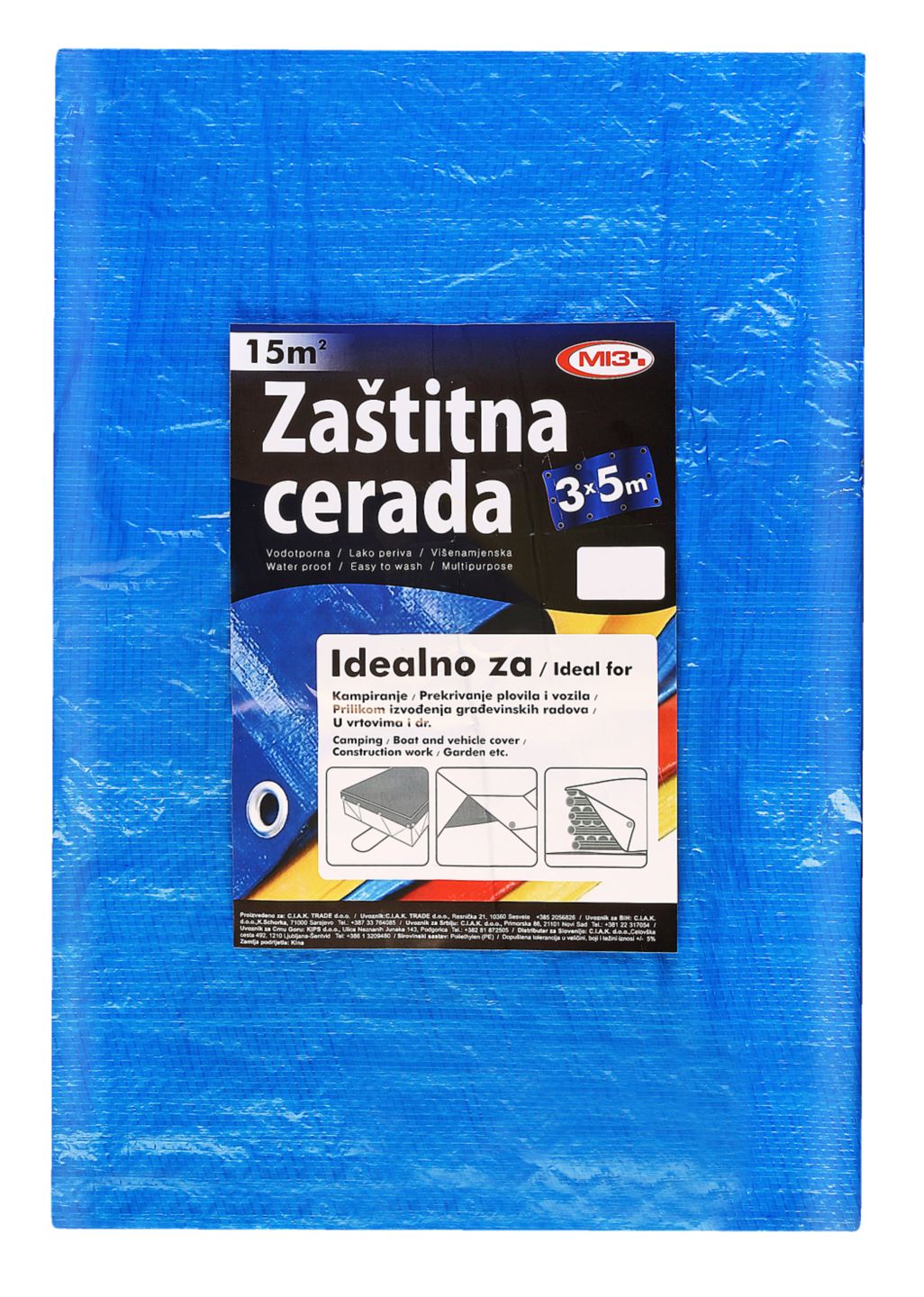 MI3 Zaštitna cerada 3x5 m