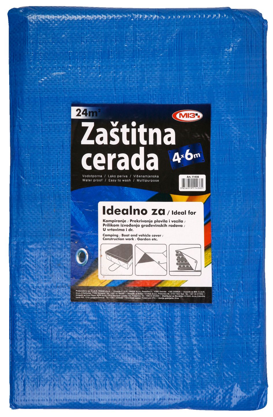 MI3 Zaštitna cerada, 4x6 m