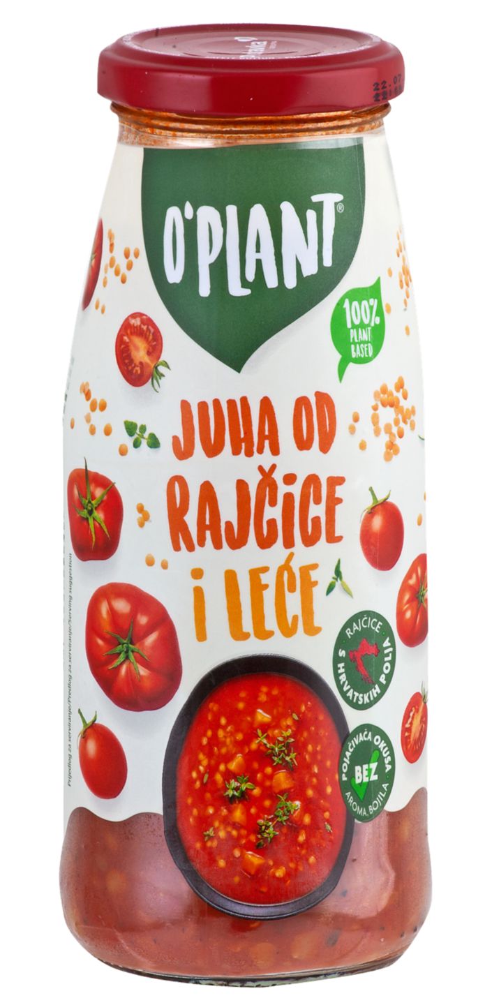 O`Plant Juha od rajčice i leće
MPC 06.11.2025=1,99€