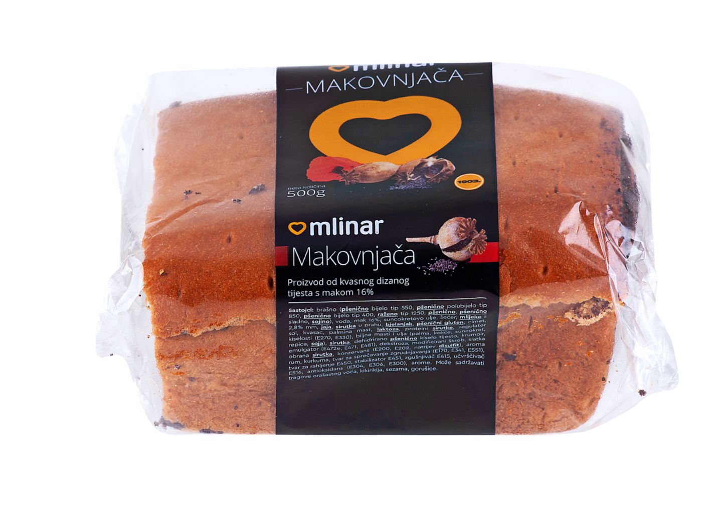 Mlinar Makovnjača
MPC 2.5.2025=4,49€