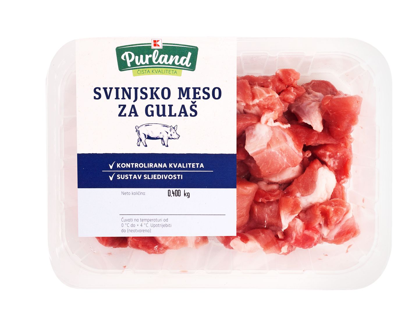 K- Purland Svinjsko meso za gulaš
MPC 2.5.2025=2,49€
