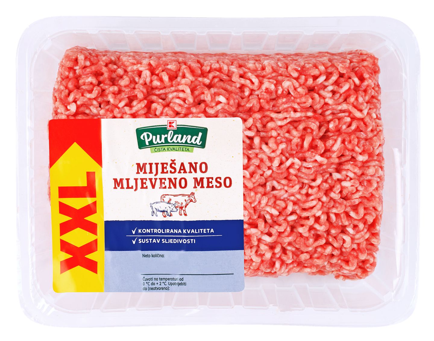 K- Purland Miješano mljeveno meso, 1kg
MPC 2.5.2025=4,85€