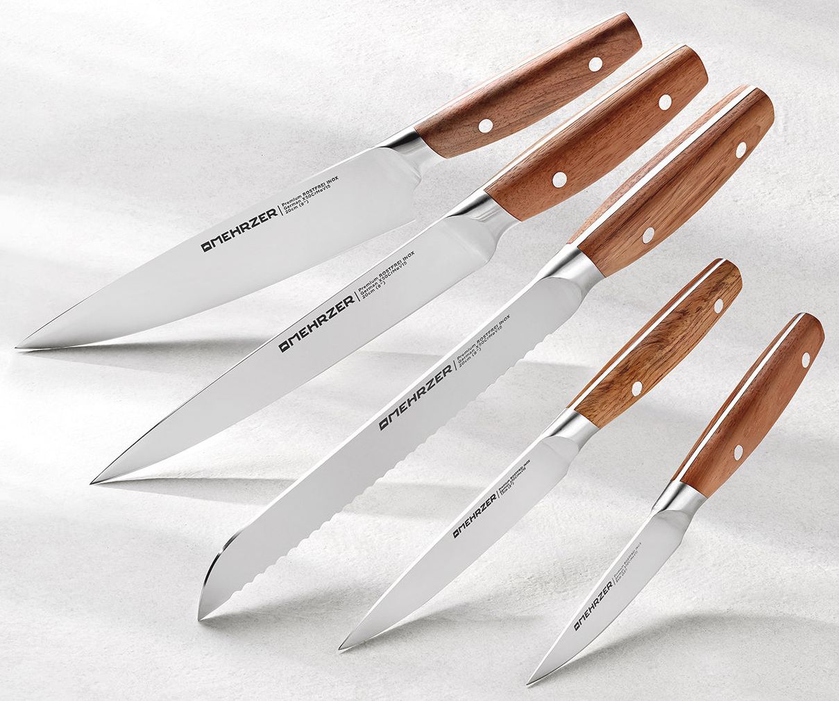 Mehrzer Set noževa Bubinga 5/1
