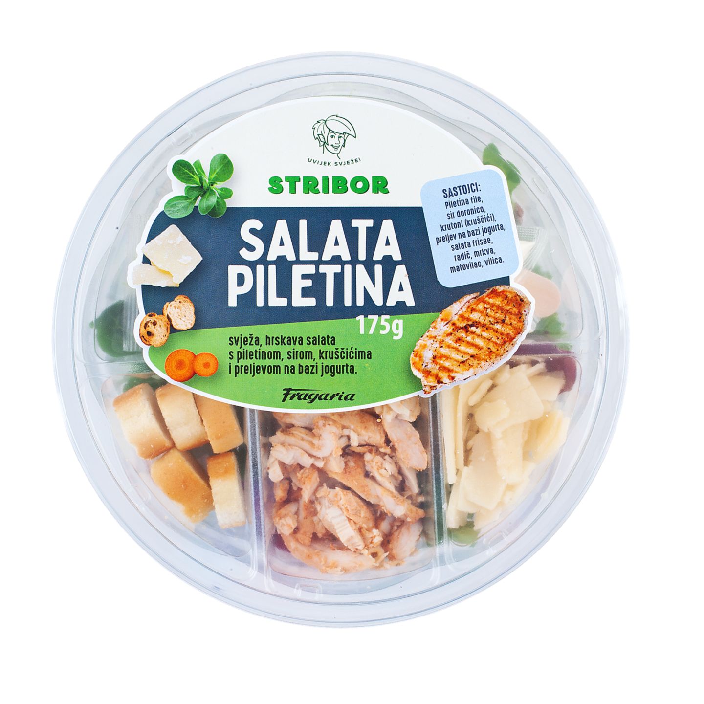 STRIBOR Salata sa piletinom 175 g
MPC 2.5.2025=2,99€