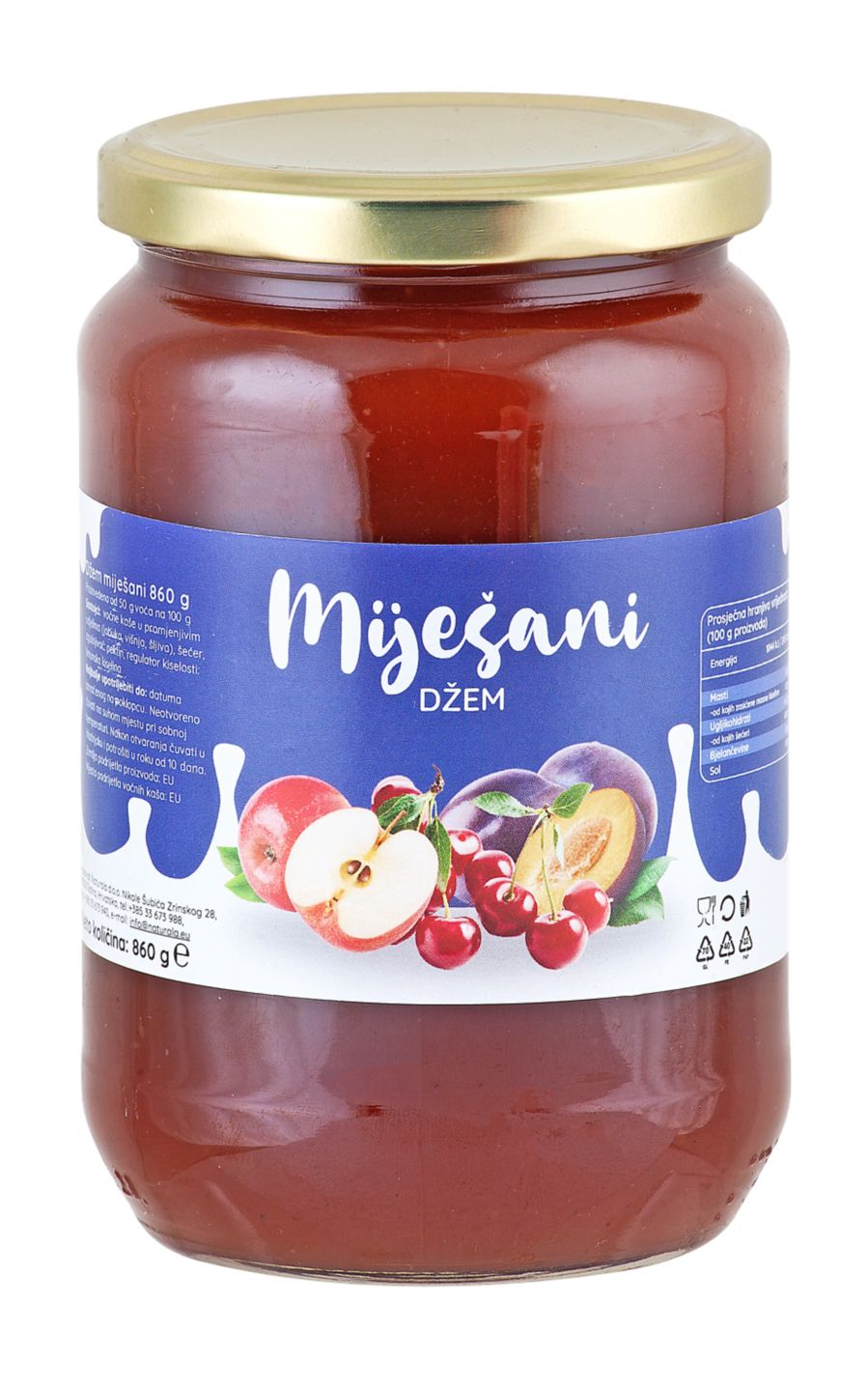 Džem Miješano voće
MPC 2.5.2025=2,99€