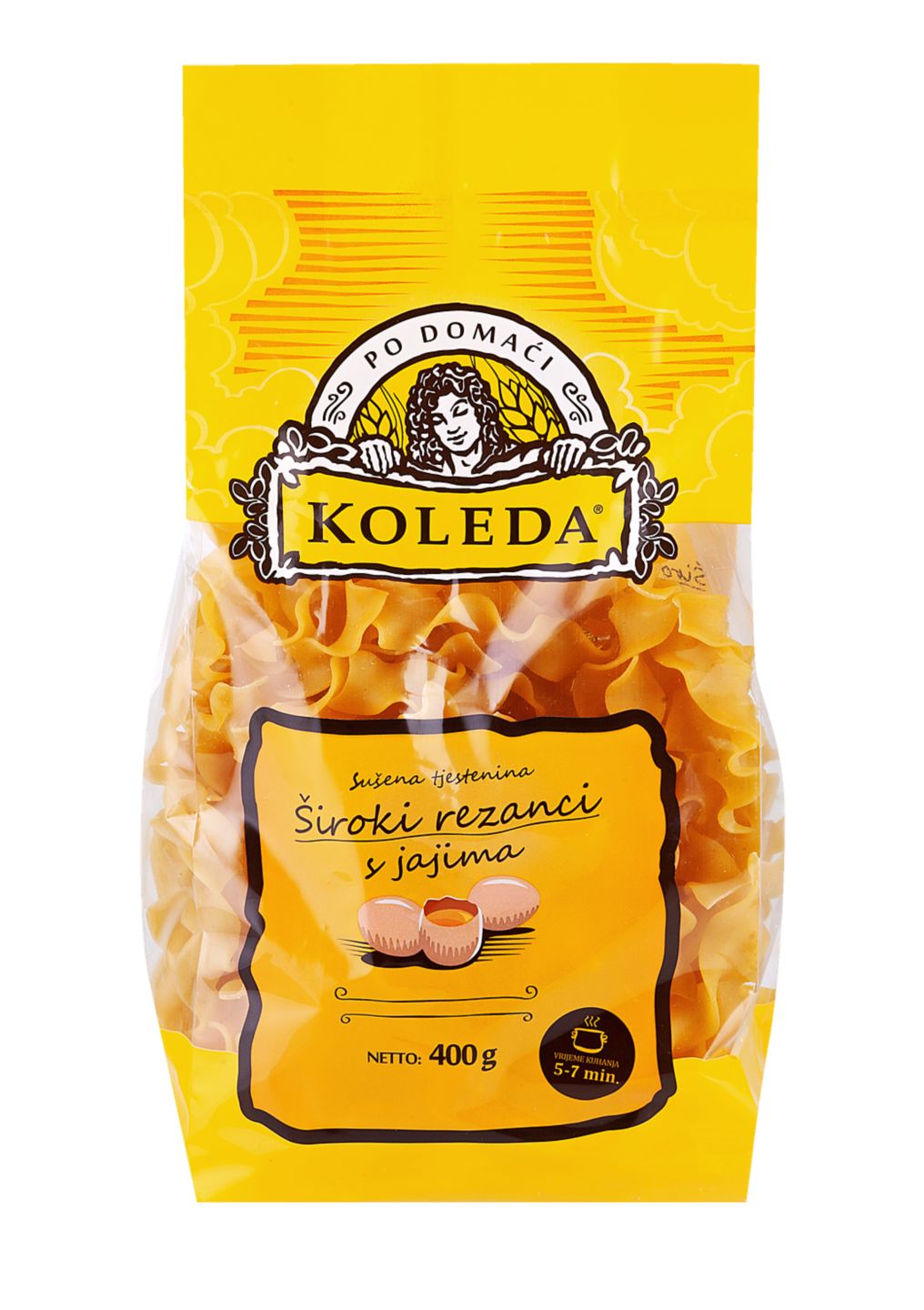 Koleda Široki rezanci s jajima
MPC 2.5.2025=2,25€