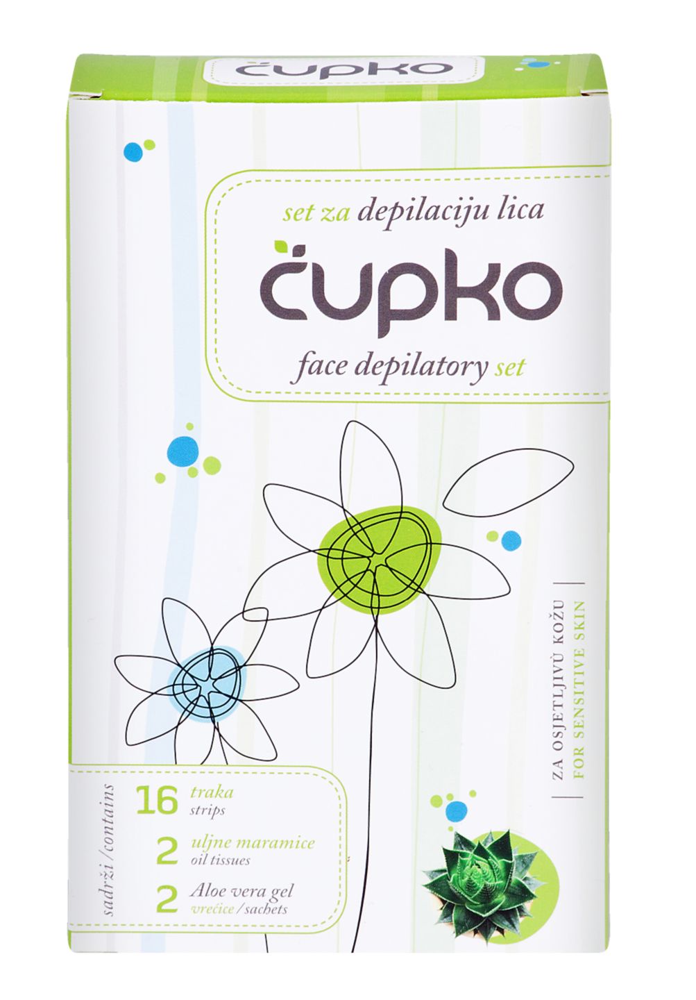 Čupko Set za depilaciju lica
MPC 2.5.2025=3,59€