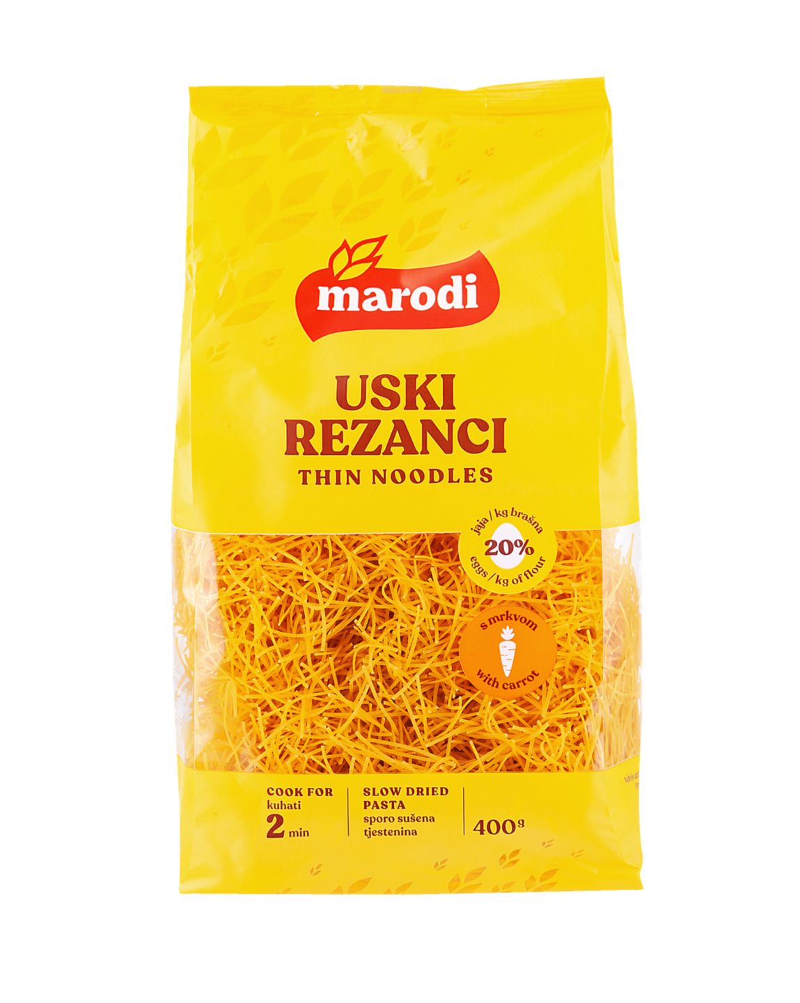 Marodi Tjestenina s jajima
MPC 2.5.2025=2,69€