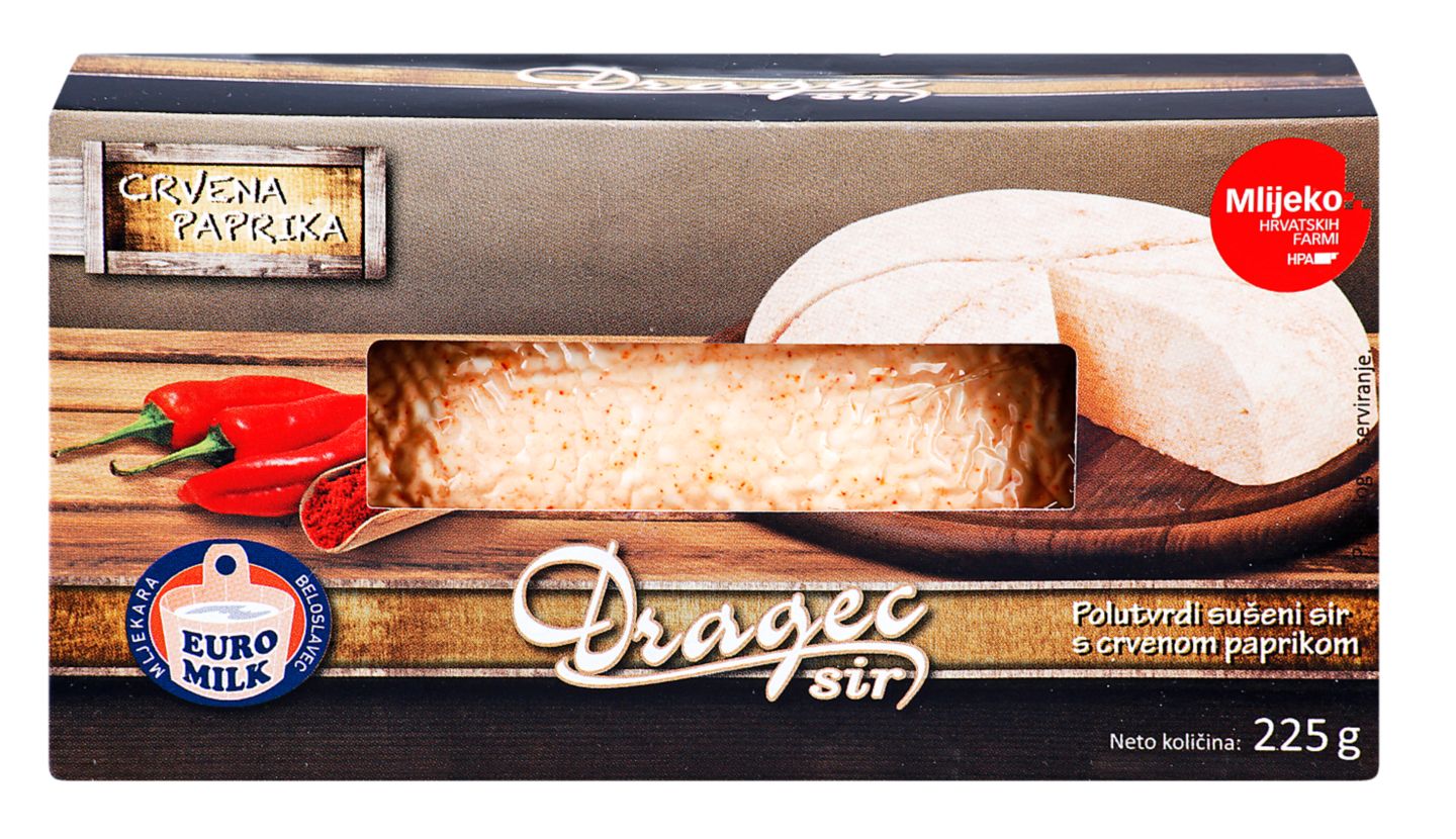 Euro-Milk Dragec Sir s crvenom paprikom
MPC 2.5.2025=3,89€