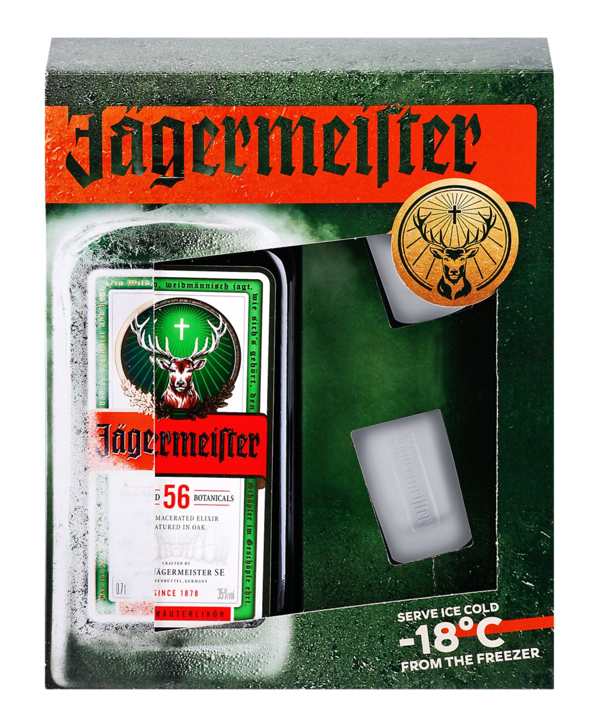 Jägermeister Biljni liker i dvije čaše