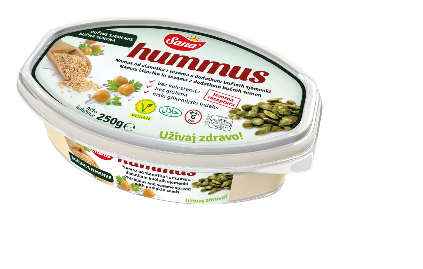 Sana hummus Namaz od slanutka i sezama
MPC 15.05.2025=3,45€