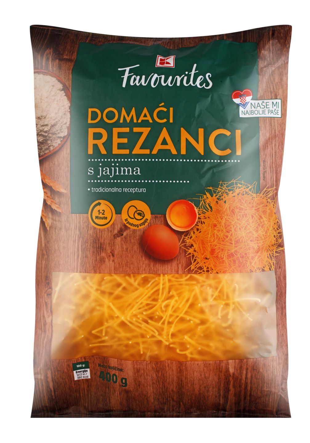 K-Favourites Domaći rezanci s jajima