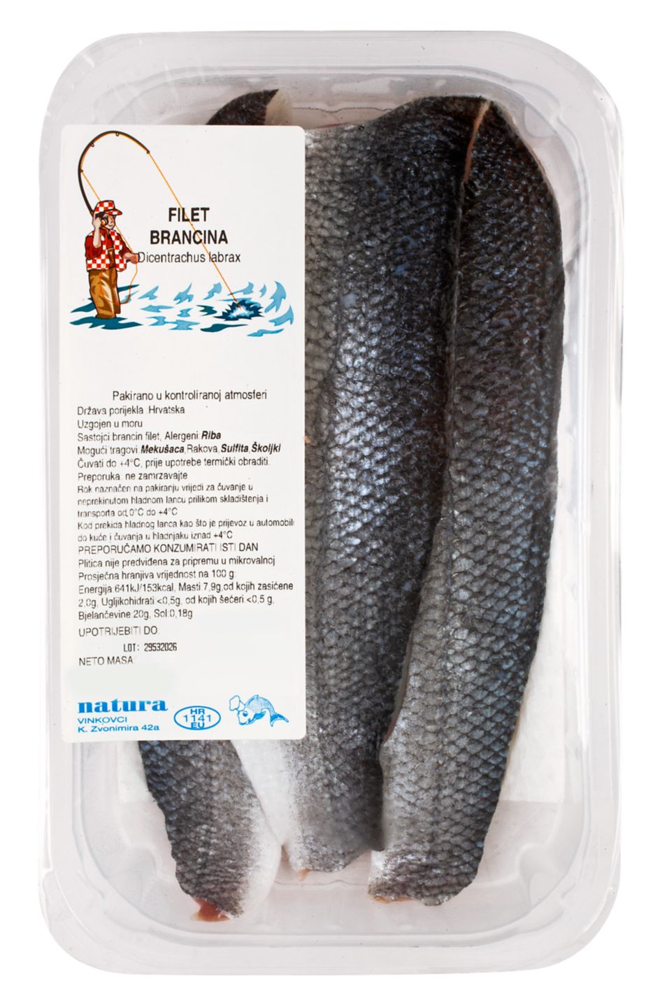 Luma ribarstvo Filet brancina
MPC 29.1.2026.=11,99€