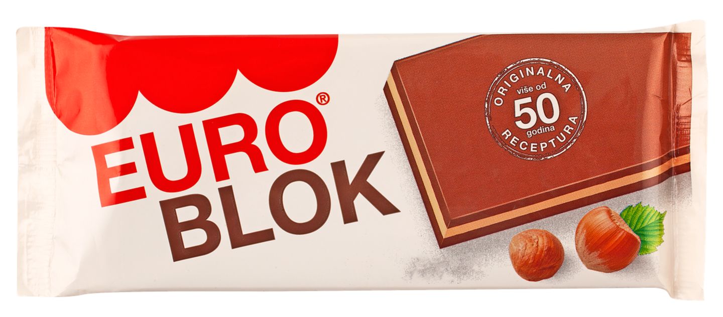 Euroblok Mliječna kakaova tabla
MPC 15.5.2025=0,99€