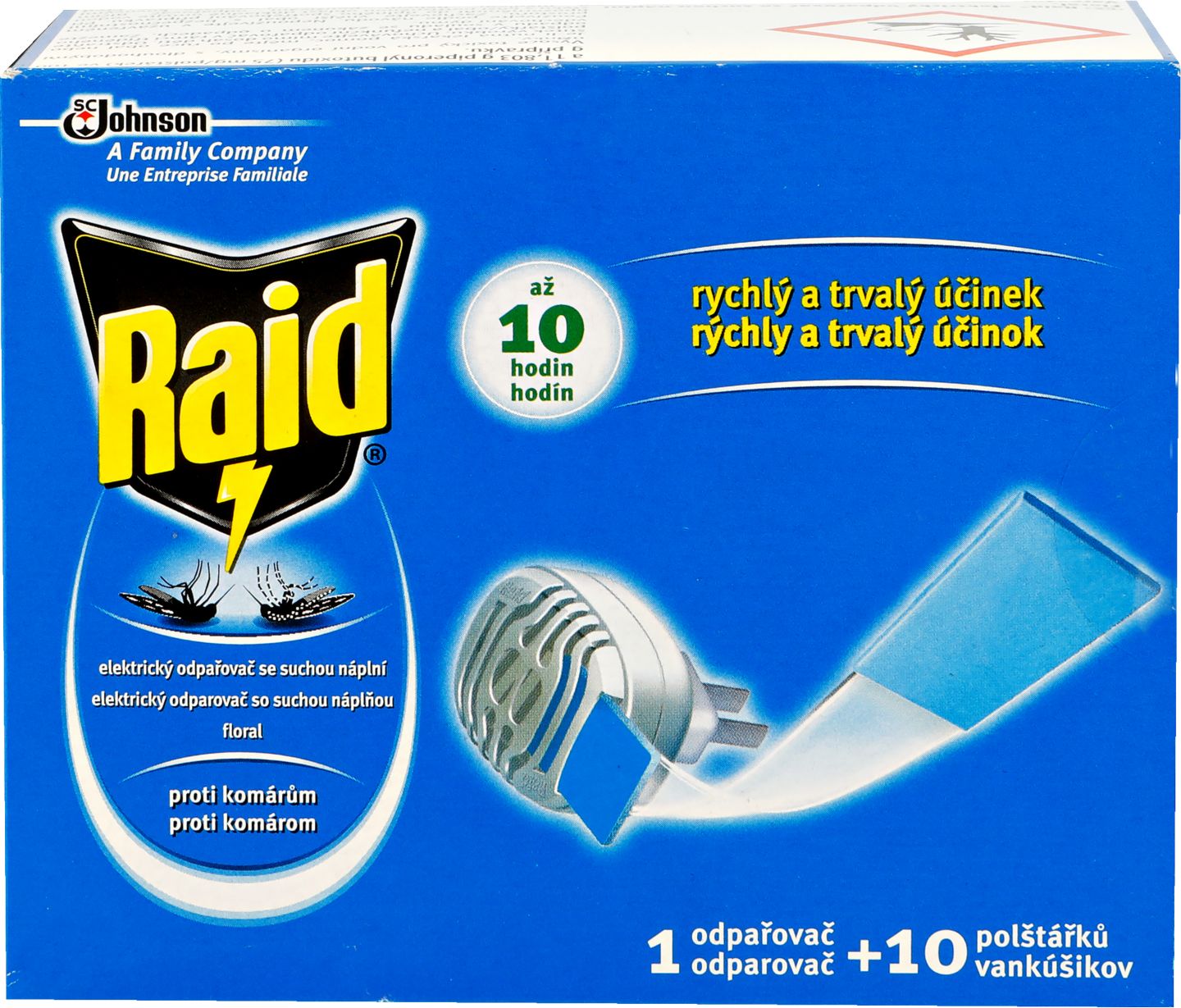 Raid² Elektrický odpařovač
1 ks/bal