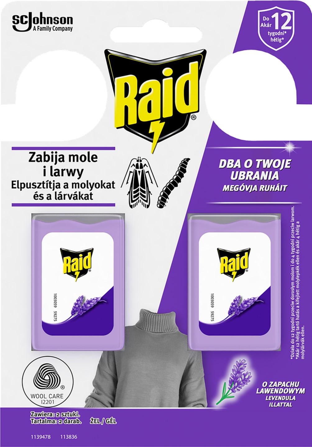 Raid² Prostředek proti molům