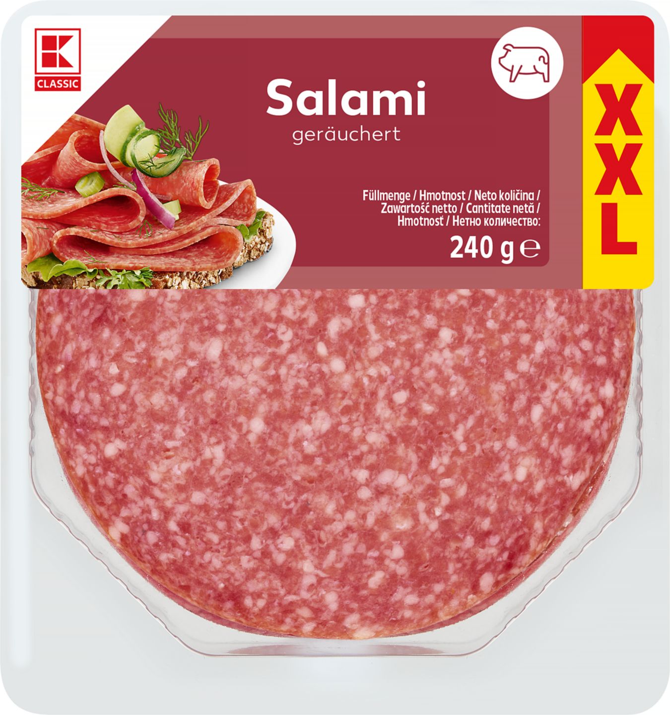 K-Classic Salám XXL
uzený