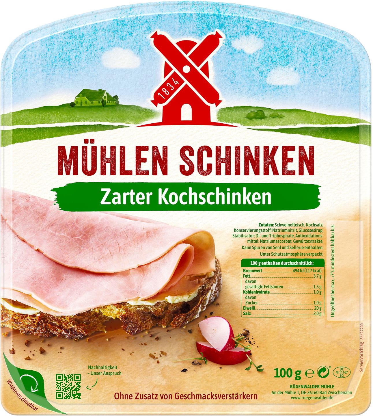RÜGENWALDER MÜHLE Mühlen-Schinken