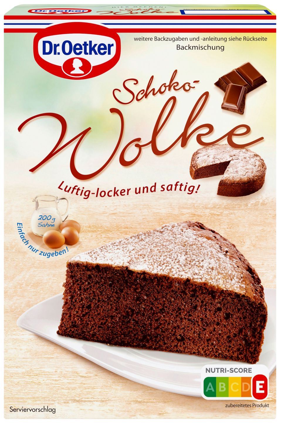 DR. OETKER Kuchenbackmischung »Wolke«