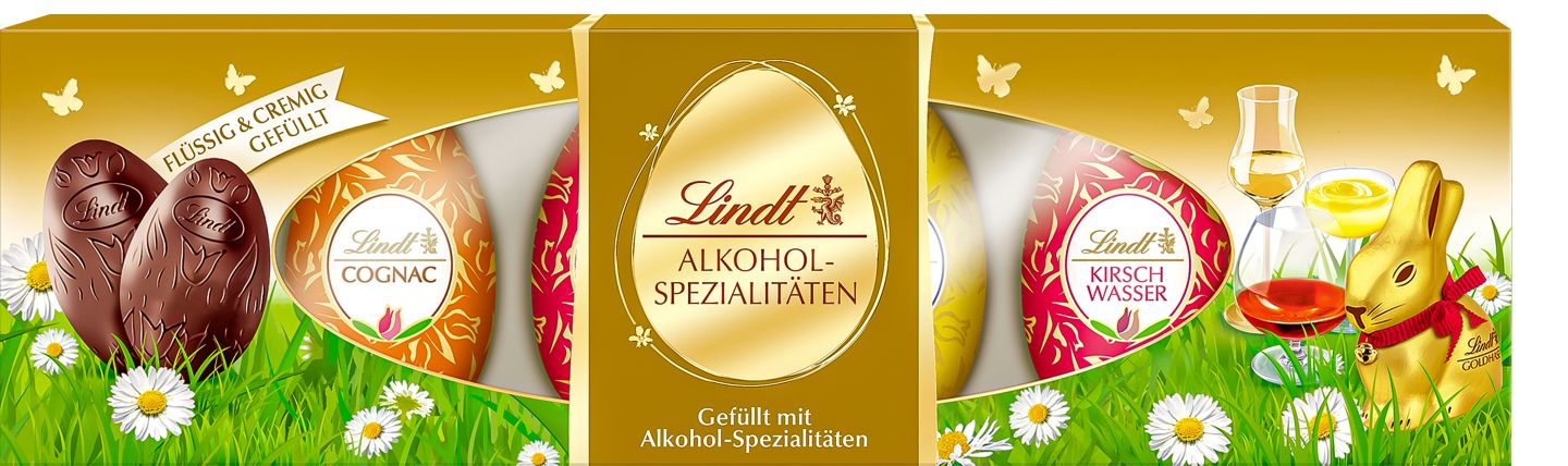 LINDT Alkoholische Ostereier