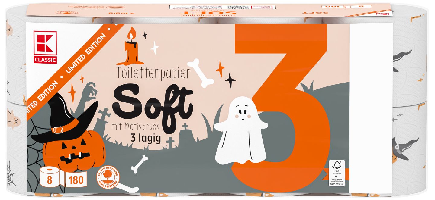 K-CLASSIC Toilettenpapier Soft »Halloween«